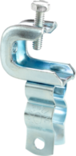 Minerallac A3600 Beam Clamp with Conduit Hanger Zinc Plated Steel