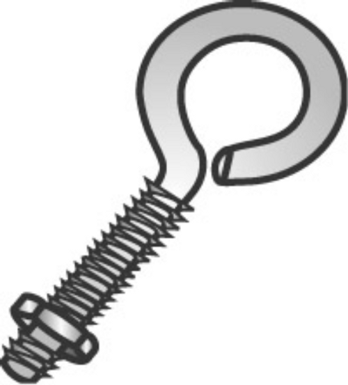 Minerallac 64299 Eye Bolt Zinc Plated Steel