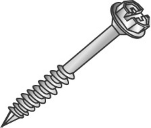 Minerallac 60328 Concrete Screw Blue Climaseal Coating Steel