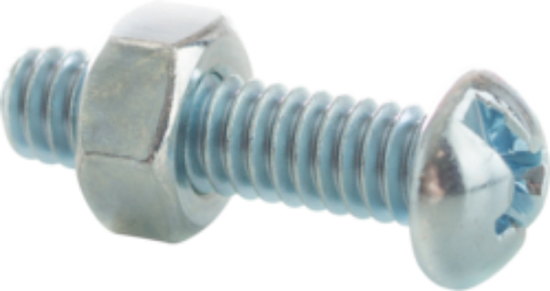 Minerallac 25524J Machine Screw Zinc Plated Steel