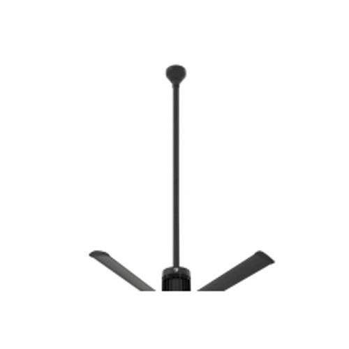 Big Ass Fans 009059-728-60 i6 Black 60" Downrod (flat/sloped ceiling 18.5 - 20 ft.)