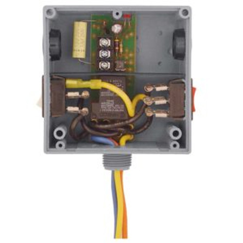 Functional Devices RIBT2402SBC Power Relay, 20 Amp SPDT + Override, 24 Vac/dc/208-277 Vac Coil, Hi/Lo Voltage Separation, NEMA 1 Housing