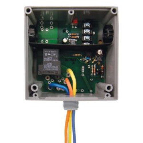 Functional Devices RIBTE24B Low Input/Optoisolated Relay, 20 Amp SPDT, 24 Vac/dc Power Input, 5-25 Vac/dc Control Input, Hi/Lo Voltage Separation, NEMA 1 Housing