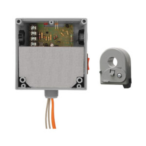 Functional Devices RIBXLSRF Current Switch and Relay Combination, 10 Amp SPST  + Override, 10-30 Vac/dc Coil, Remote Solid Core, Fixed, 1.25-150 Amp, NEMA 1 Housing