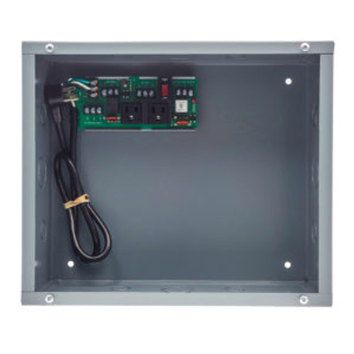 Functional Devices PSH2C2RB10 UPS Power Control Center Interface Board, Status Contacts, 2.75" Track Mount in 12" x 14" x 6" Metal Enclosure