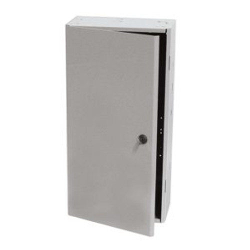 Functional Devices MH3820 Metal Housing, NEMA 1, 24.5" H x 12.5" W x 6.5" D with 2.75" x 18" Mounting Track