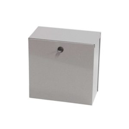 Functional Devices MH3300K Metal Housing, NEMA 1, 12.5" H x 12.5" W x 7.0" D, Key Latch