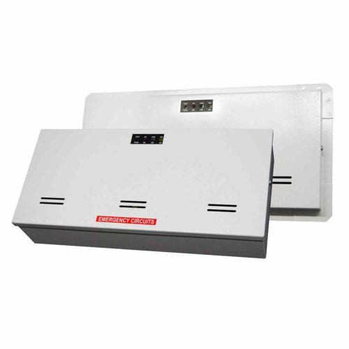 Functional Devices EMPS32WR Micro Inverter 32 Watts, 120/277 Vac Input/Output, Sinusoidal Waveform, Battery Type NiCad, Recess Mount