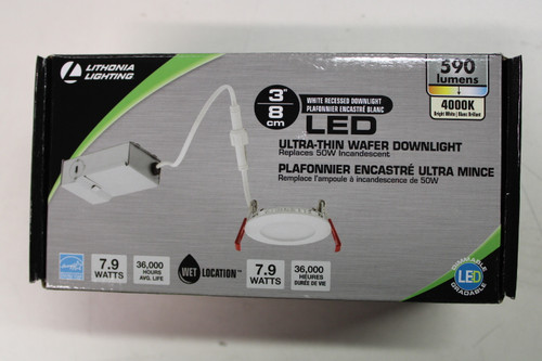 Lithonia Lighting WF3-LED-40K-MW-M6 Recessed Lighting EA