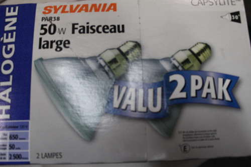 Sylvania 50PAR38/HAL/FL/TWIN/EOT Miniature and Specialty Bulbs PK