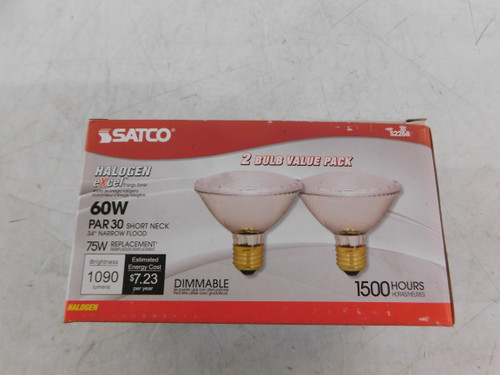 Satco 60PAR30/HAL/XEN/NFL/120V Miniature and Specialty Bulbs Par 30 60W 2BOX