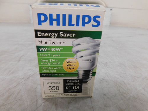 Philips EL/MDTQ-9W-T2 Miniature and Specialty Bulbs Mini Twister 9W Warm White