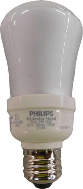 Philips EL/A-R20 Miniature and Specialty Bulbs Floodlight 120V 14W