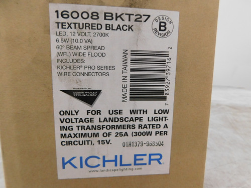 Kichler 16008-BKT27 Other Lighting Fixtures/Trim/Accessories