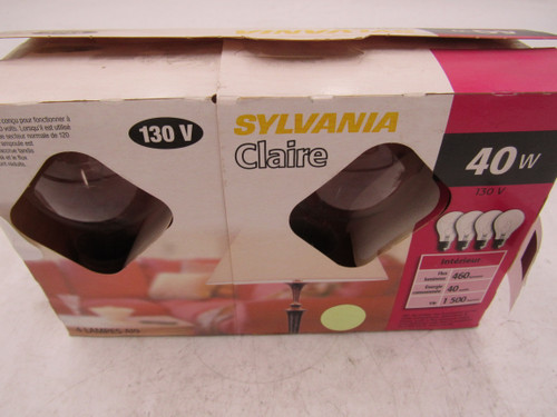 Sylvania 40A/CL Miniature and Specialty Bulbs 130V 40W 4BOX