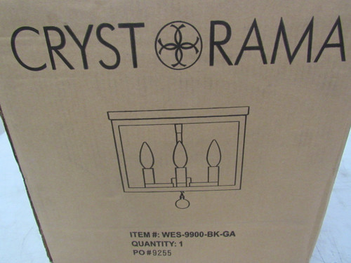 Crystorama WES-9900-BK-GA Other Lighting Fixtures/Trim/Accessories 4 Light fixture