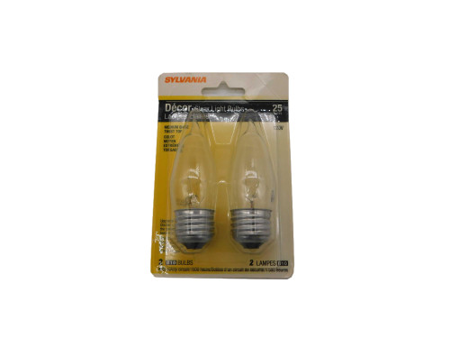 Sylvania 25B10/BL/2PK Miniature and Specialty Bulbs 120V