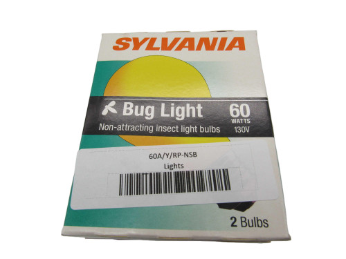 Sylvania 60A/Y/RP Miniature and Specialty Bulbs 2BOX