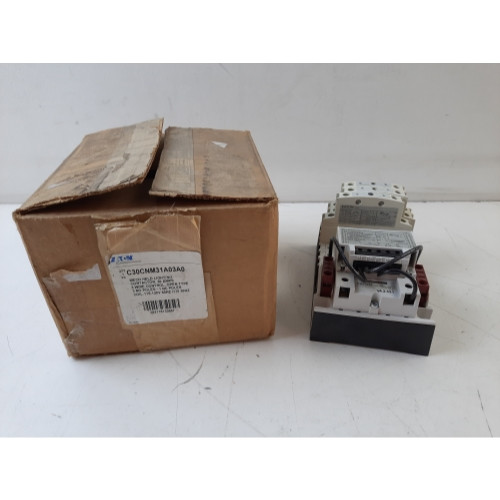 Eaton C30CNM31A03A0 Lighting Contactor Mechanically Held 4P 30A 120V 50/60Hz 3NO 1NC