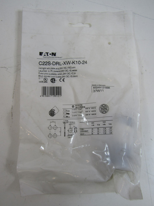 Eaton C22S-DRL-XW-K10-24 Occupancy Switches Illuminated 24V