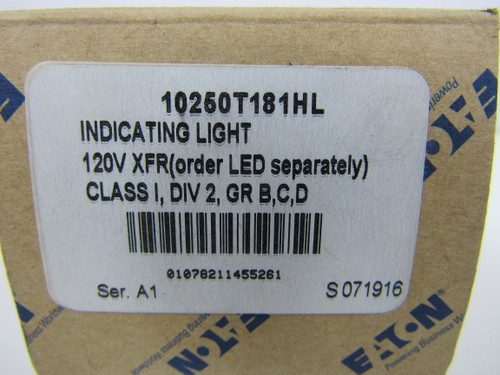 Eaton 10250T181HL Occupancy Switches LED 120V