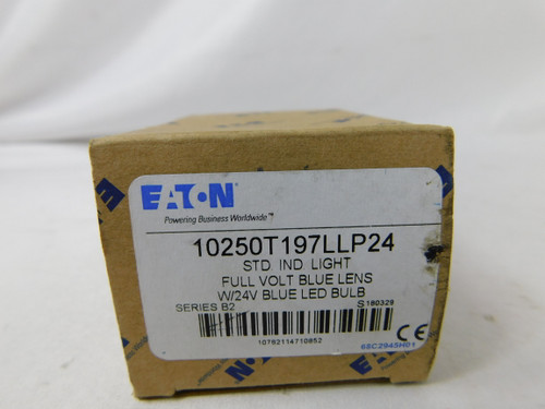 Eaton 10250T197LLP24 Indicating Light LED 24V Blue EA NEMA 3/3R/4/4X/12/13 Watertight/Oiltight