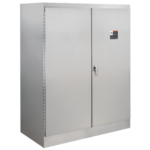 nVent Hoffman A724818SSFSD Freestand Type 12 2 Door Single Access, 72x48x18, Brushed, SS304