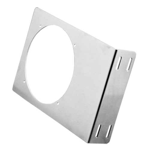 nVent Hoffman ABRKT4 Fan Bracket for 4-inch Comapct Axial Fan, 6.00x5.00x1.50, Mill, Aluminum