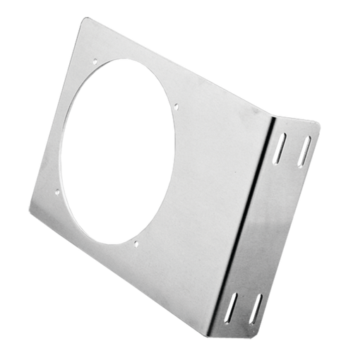 nVent Hoffman ABRKT6 Fan Bracket for 6-inch Compact Axial Fan, 10.00x6.88x2.00, Mill, Aluminum