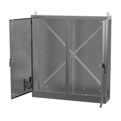 nVent Hoffman AU72X7818RSSLP Universal Free-Stand Right Side Open, 72.13x77.99x18.11, Stainless Steel 304