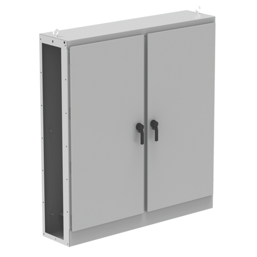 nVent Hoffman AU84X7818LSSLP Universal Free-Stand Left Side Open, 84.13x78.5x18.11, Stainless Steel 304