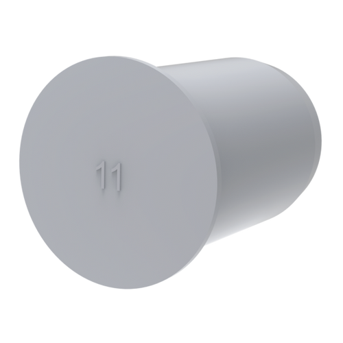 nVent Hoffman CEAS12 Cable Entry Gld Plt Sealing Plug, CEAS, 12x12x18mm, Wht, Polyamide, Qty 25
