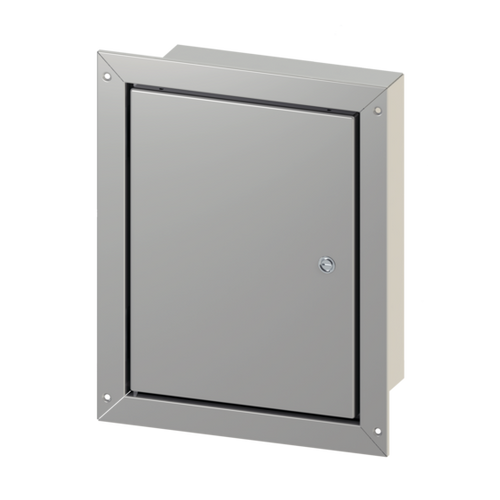 nVent Hoffman CFM30248 Concept Flush-Mounted Enclosures, 30.00x24.00x8.00, Gray, Steel