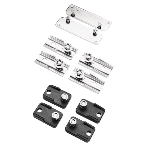 nVent Hoffman CMTGFT Mounting Bracket Kit, 3.06x1.34x.60, Black, Fiberglass