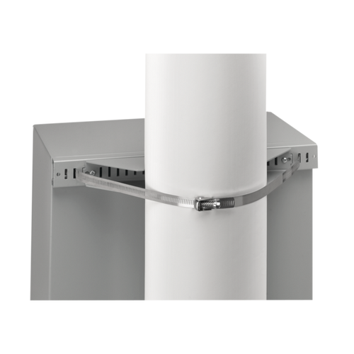 nVent Hoffman CPMK12 Concept Pole-Mount Kit, fits Enclosure Width=12.00, Gray, Mild Steel