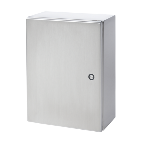 nVent Hoffman CSD12126SS6 Concept Wallmount 1/4-Turn Latch Type 4X, 12x12x6, Brushed, Stainless 316