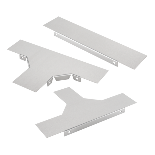nVent Hoffman CT66DTICSS Divider CleanTray 90-Degree Tee, 6.00x6.00, Brushed, SS304