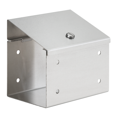 nVent Hoffman CTS44PSPSS Straight Section Splice Sloped Top Perforated CT, 4.00x4.00, Brushed, SS304