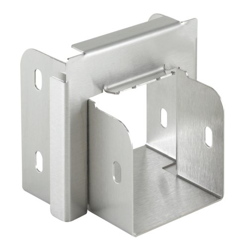 nVent Hoffman CTS6646RLSS Reducer CleanTray Sloped Left, 6x6 to 4x6, Brushed, SS304