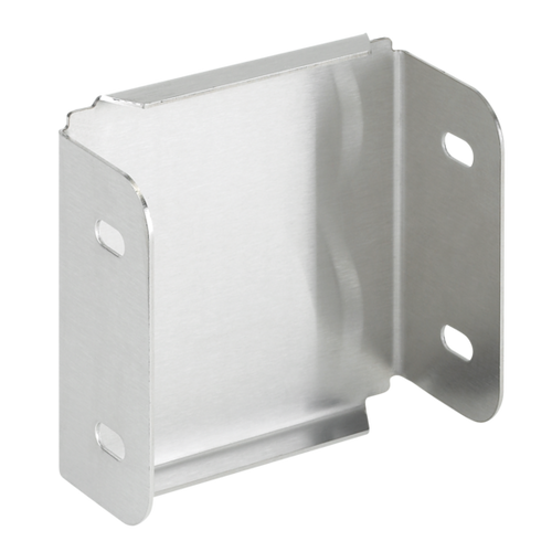 nVent Hoffman CTS66CPLSS Closure Plate CleanTray Sloped Top, 6.00x6.00, Brushed, SS304