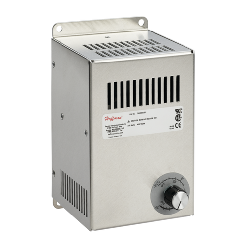 nVent Hoffman DAH4001B Electric Heater, 115VAC 400W, 7.50x4.25x4.38 inch, Brushed, Aluminum