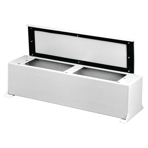 nVent Hoffman F4448FG Wiring Trough NEMA Type 12 and 3R, 4.00x4.00x48.00, Gray, Fiberglass