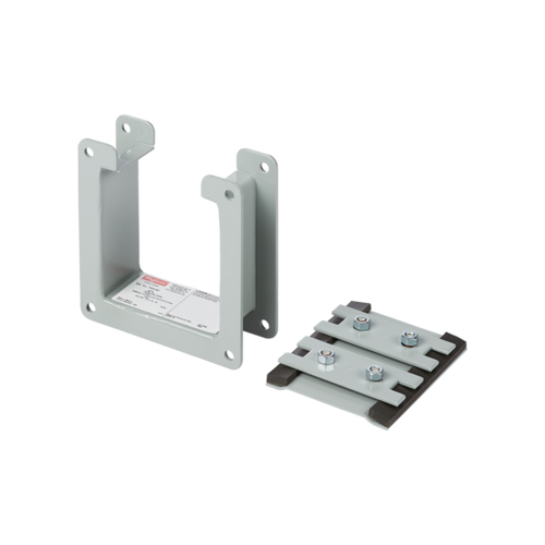 nVent Hoffman F44LN2 Nipple Lay-in Hinged-Cover, 4.00x4.00x2.00, Gray, Steel