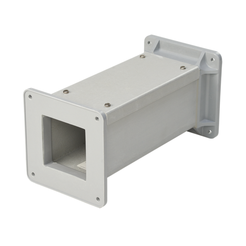 nVent Hoffman F44W24FG Straight Section Feed-Through Type 12 and 3R, 4.00x4.00x24.00, Gray, Fiberglass