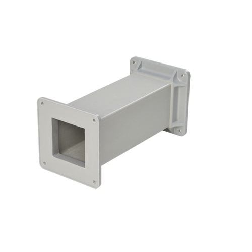 nVent Hoffman F44W48STFG Straight Tube Section Feed-Through Type 4X, 4.00x4.00x48.00, Gray, Fiberglass
