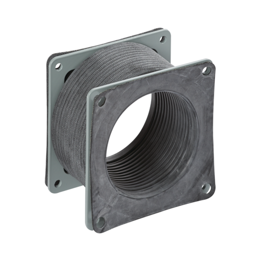 nVent Hoffman F44WFF Flexible Fitting Feed-Through, 4.00x4.00, Textured, Hypalon Rubber