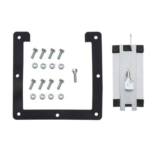 nVent Hoffman F66LSGQR Quick-Release Flat Sealing Plate Lay-in Hinged-Cover, 6.00x6.00, Gray, Steel