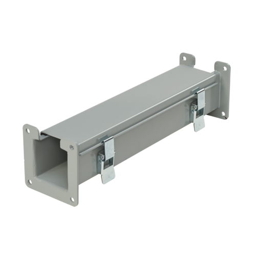 nVent Hoffman F66LXL Cutoff Fitting Lay-in, 6.00x6.00, Gray, Steel