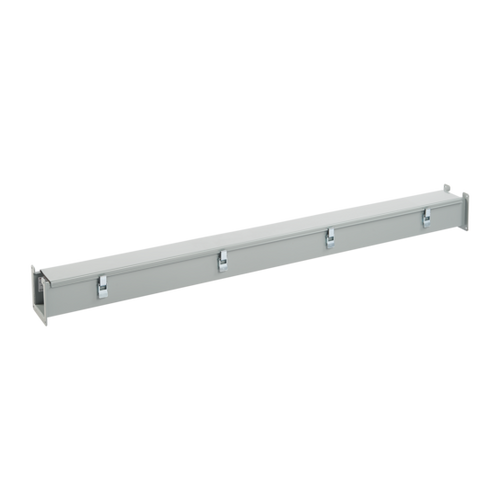 nVent Hoffman F88L120 Straight Section Lay-in Hinged Cover Type 12, 8.00x8.00x120.00, Gray, Steel