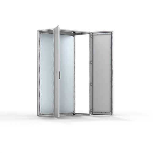 nVent Hoffman MCD18085R5 Modular Double Door, MCD, 1800x800x500mm, Light Gray, Mild Steel